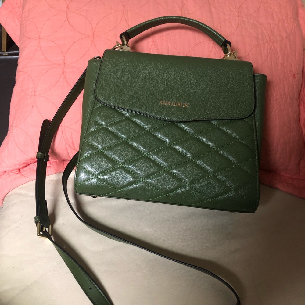 Green Leather Purse